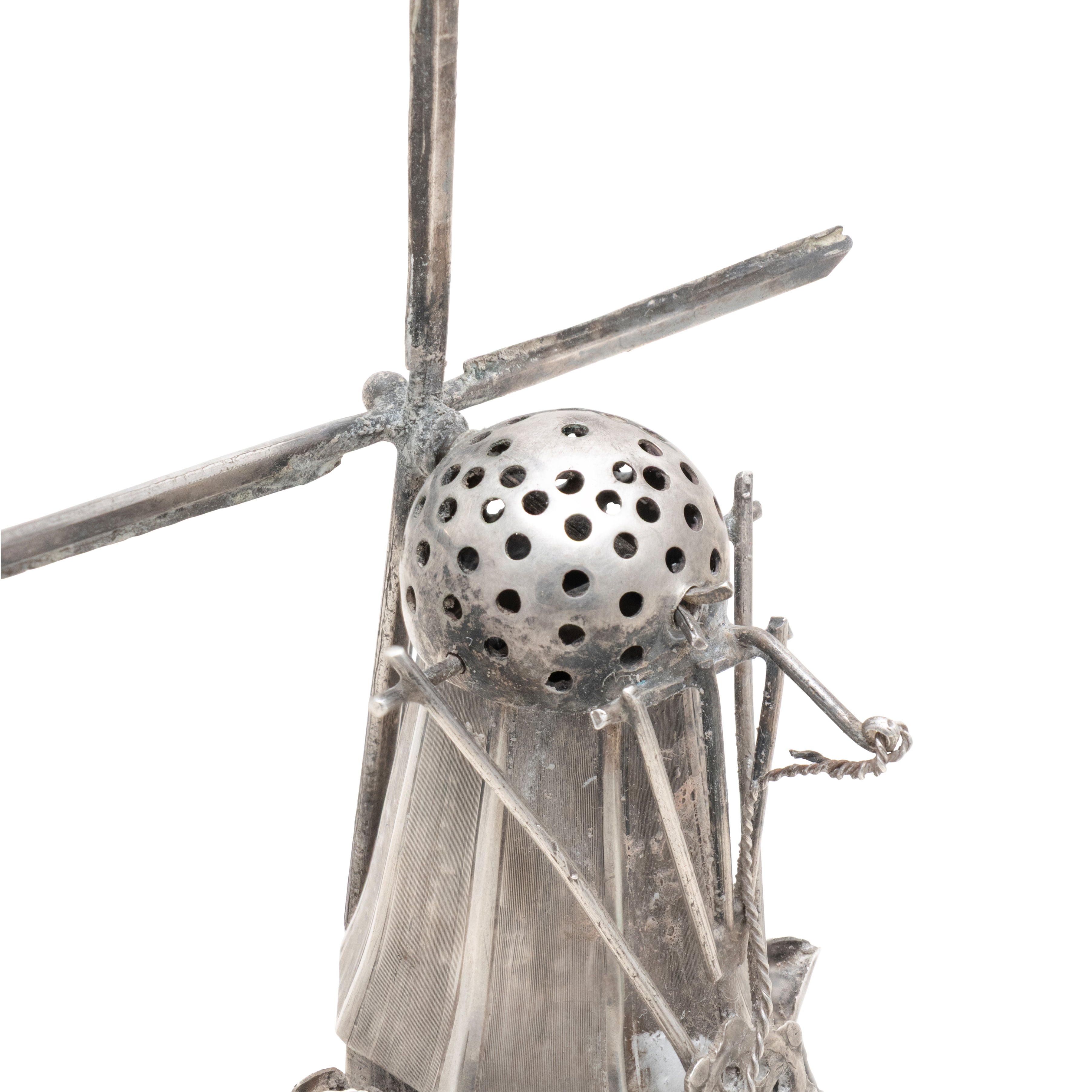 Silver Windmill Caster