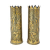 Pair Trench Art Vases, Furnishings, Decor, Trench Art