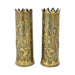 Pair Trench Art Vases, Furnishings, Decor, Trench Art
