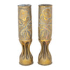 Pair Trench Art Vases, Furnishings, Decor, Trench Art