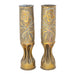 Pair Trench Art Vases, Furnishings, Decor, Trench Art