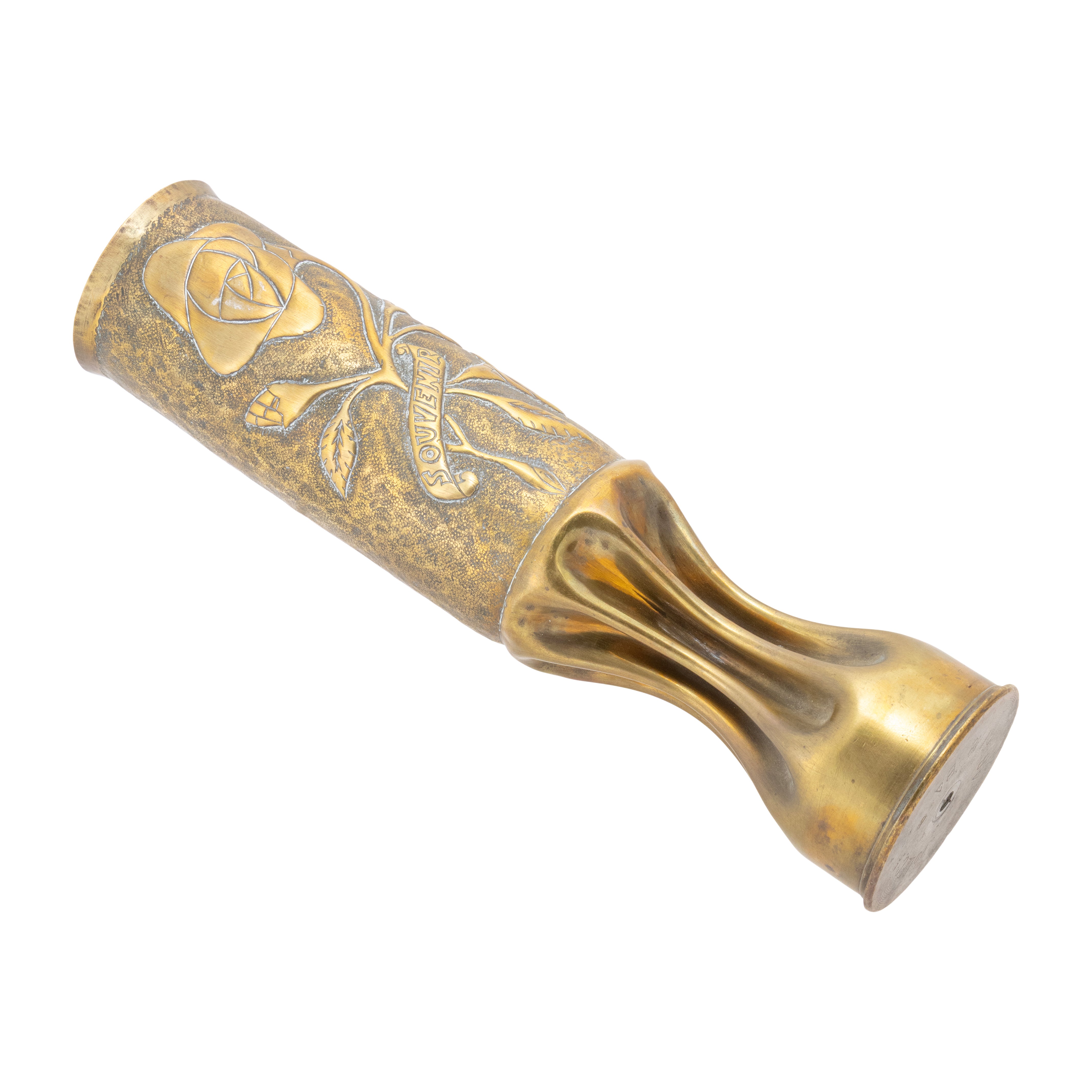 Pair Trench Art Vases