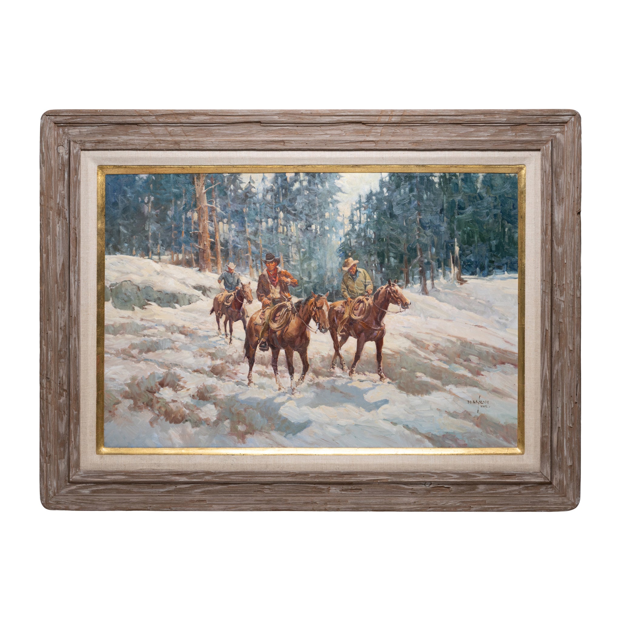 Following the Trail by Newman Myrah