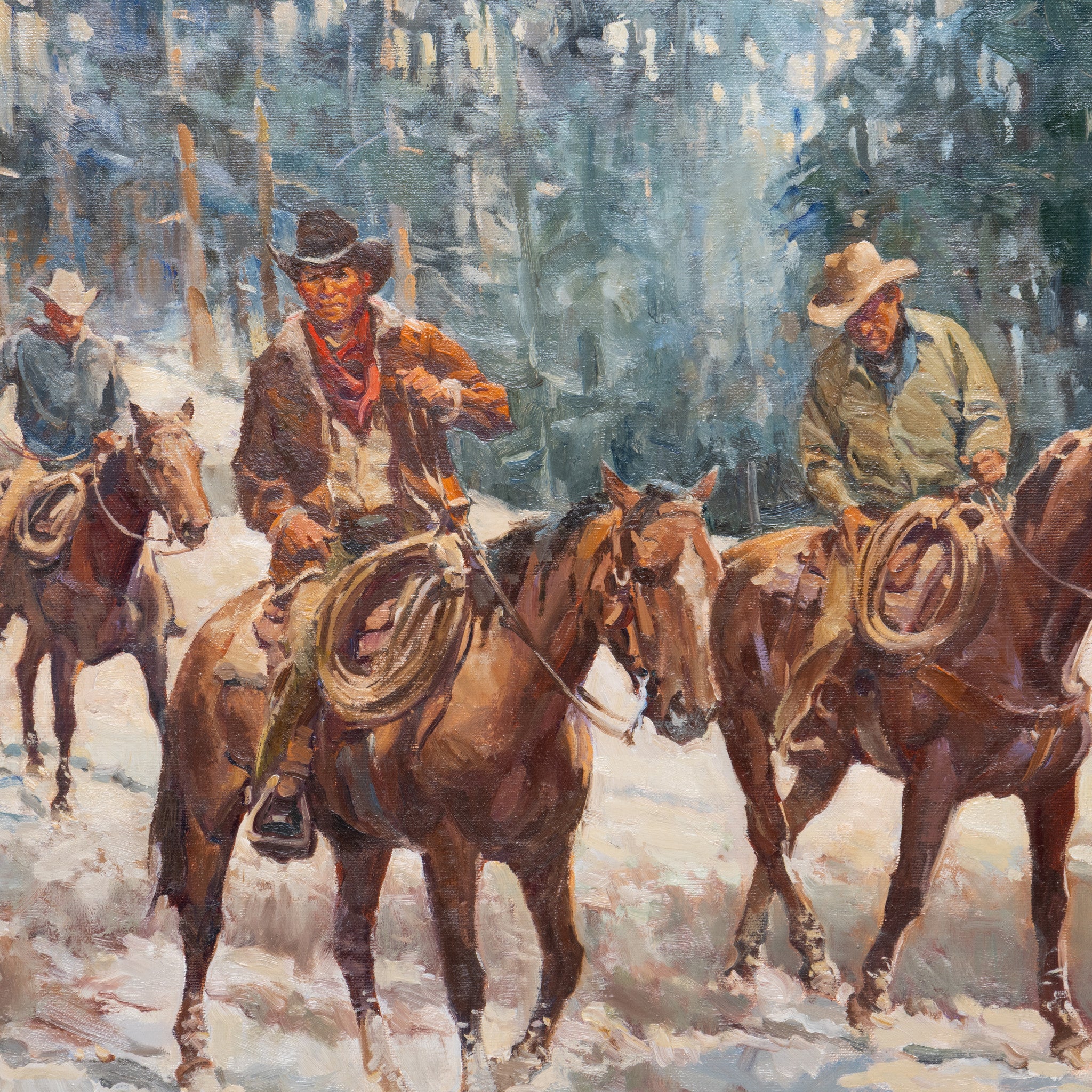 Following the Trail by Newman Myrah