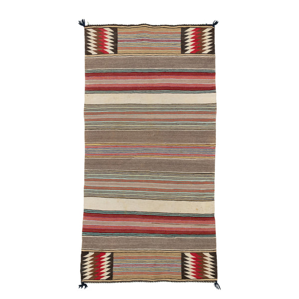 Navajo Double Saddle, Native, Weaving, Double Saddle Blanket
