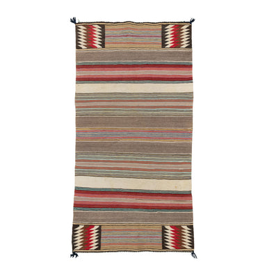 Navajo Double Saddle, Native, Weaving, Double Saddle Blanket