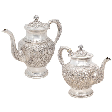 S. Kirk & Son Sterling Tea and Coffee Pot, Furnishings, Dining, Serveware