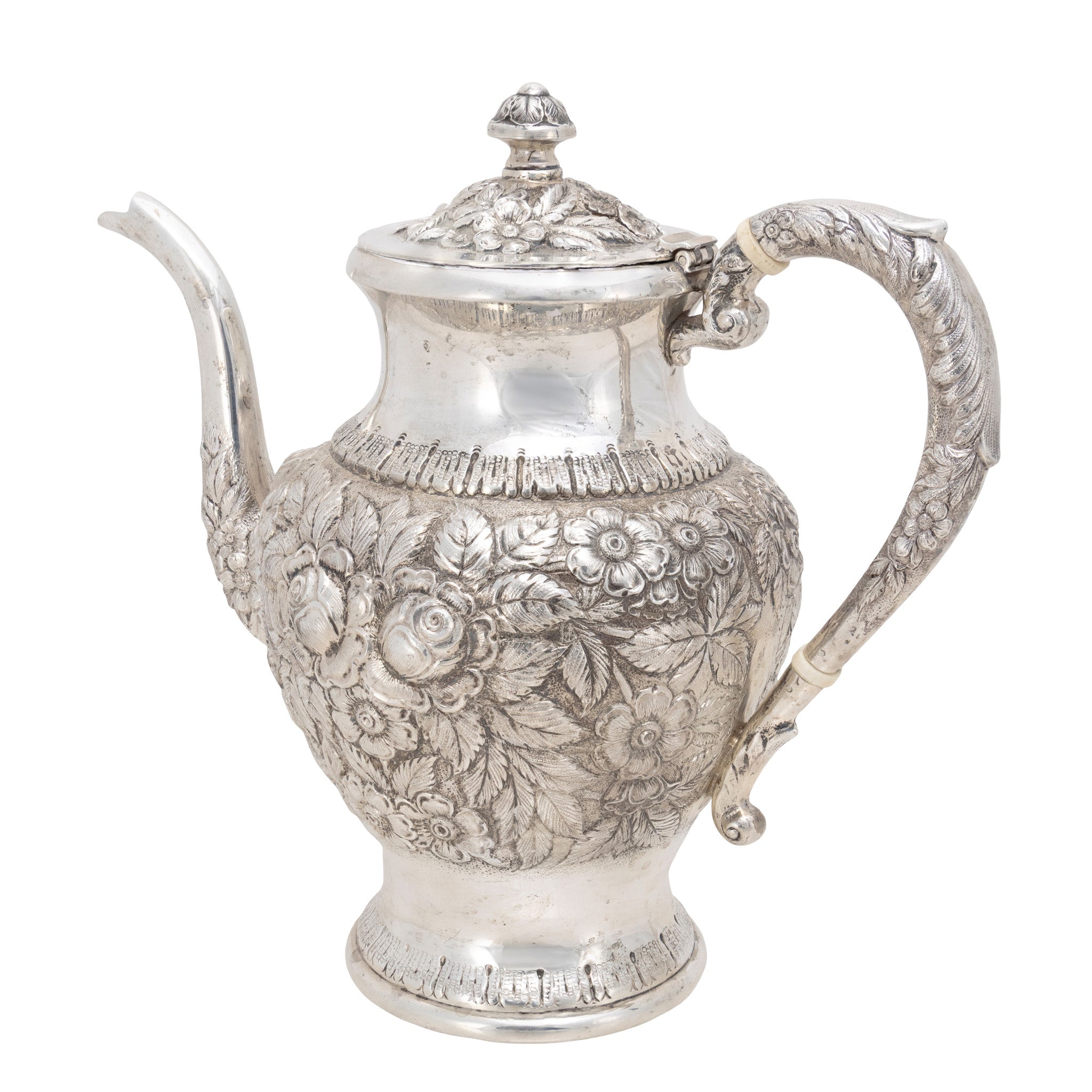S. Kirk & Son Sterling Tea and Coffee Pot