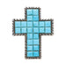 Navajo Turquoise Cross Pendant, Jewelry, Necklace, Native