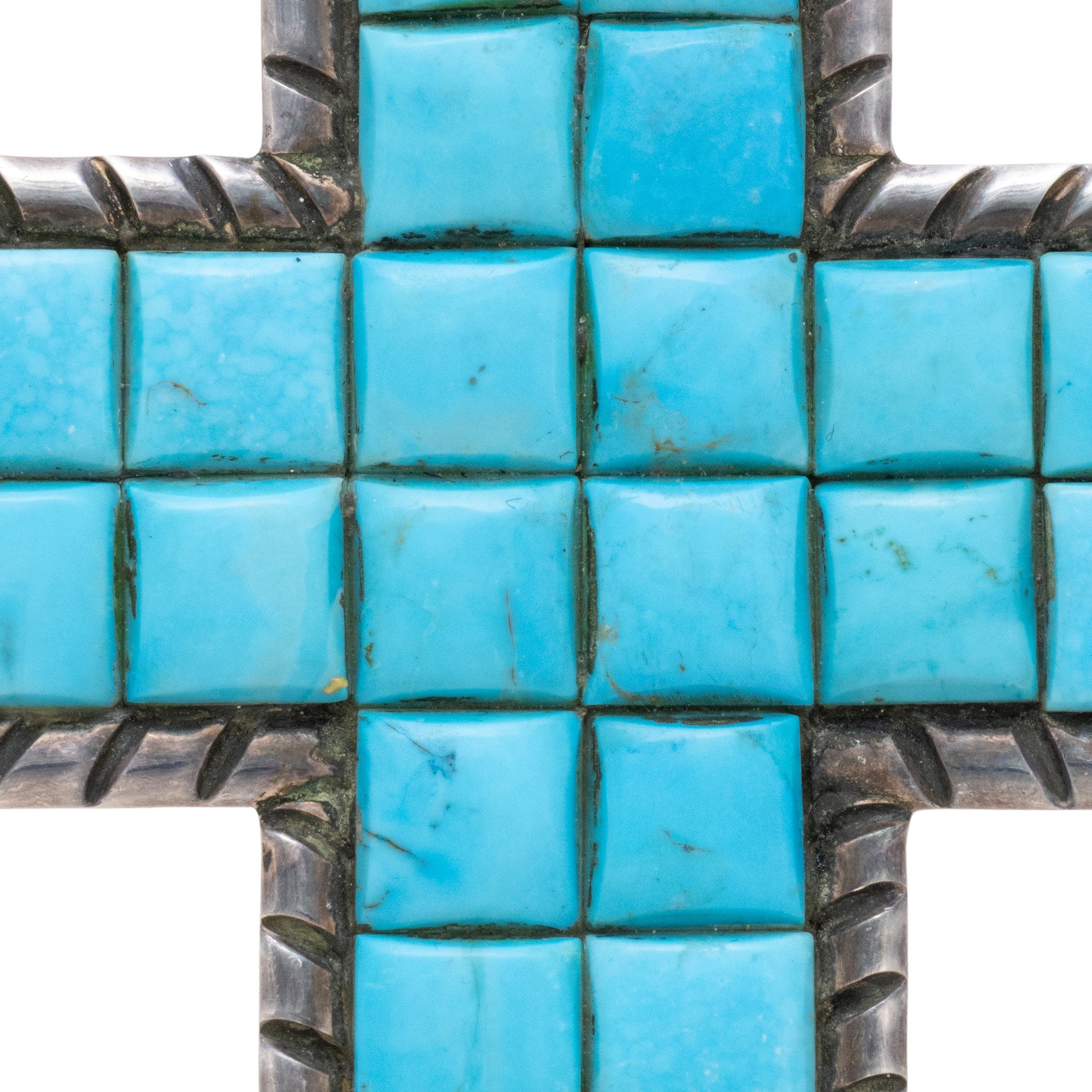 Navajo Turquoise Cross Pendant