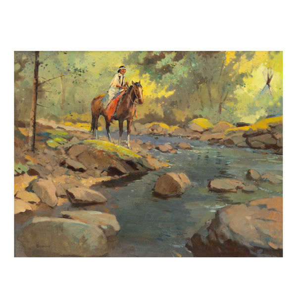 Indian Painting by Sheryl Bodily, Fine Art, Painting, Native American