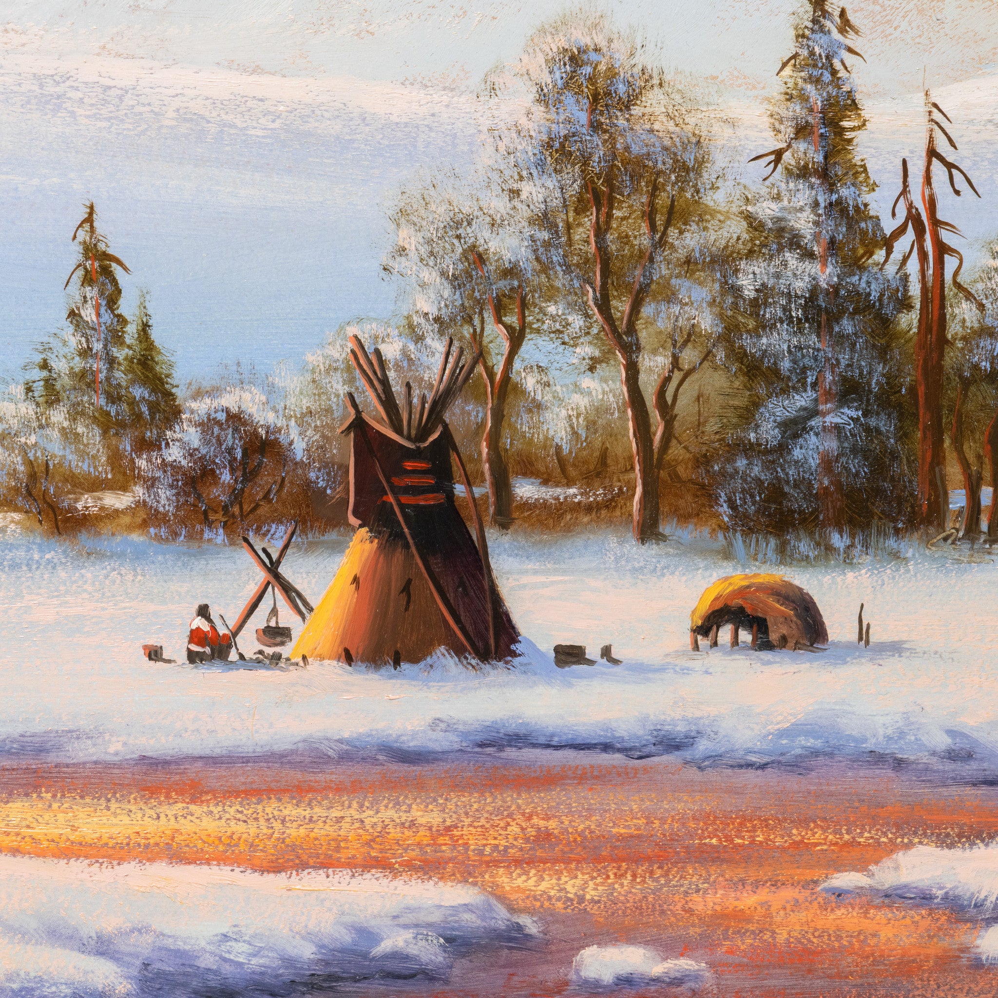 First Snow by Heinie Hartwig