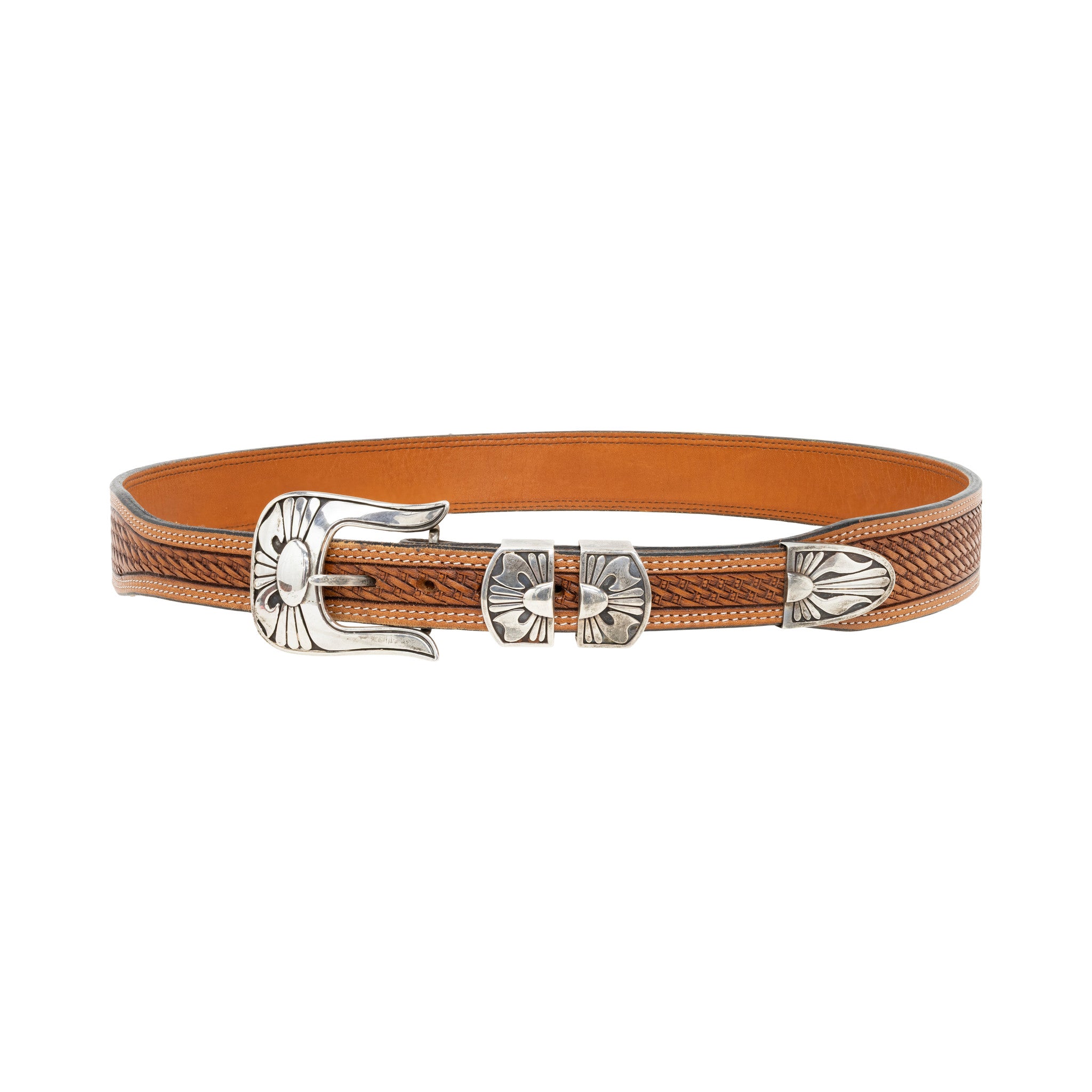 Navajo Buckle and Belt by Begay, Jewelry, Belt, Native