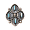 Turquoise Needlepoint Ring