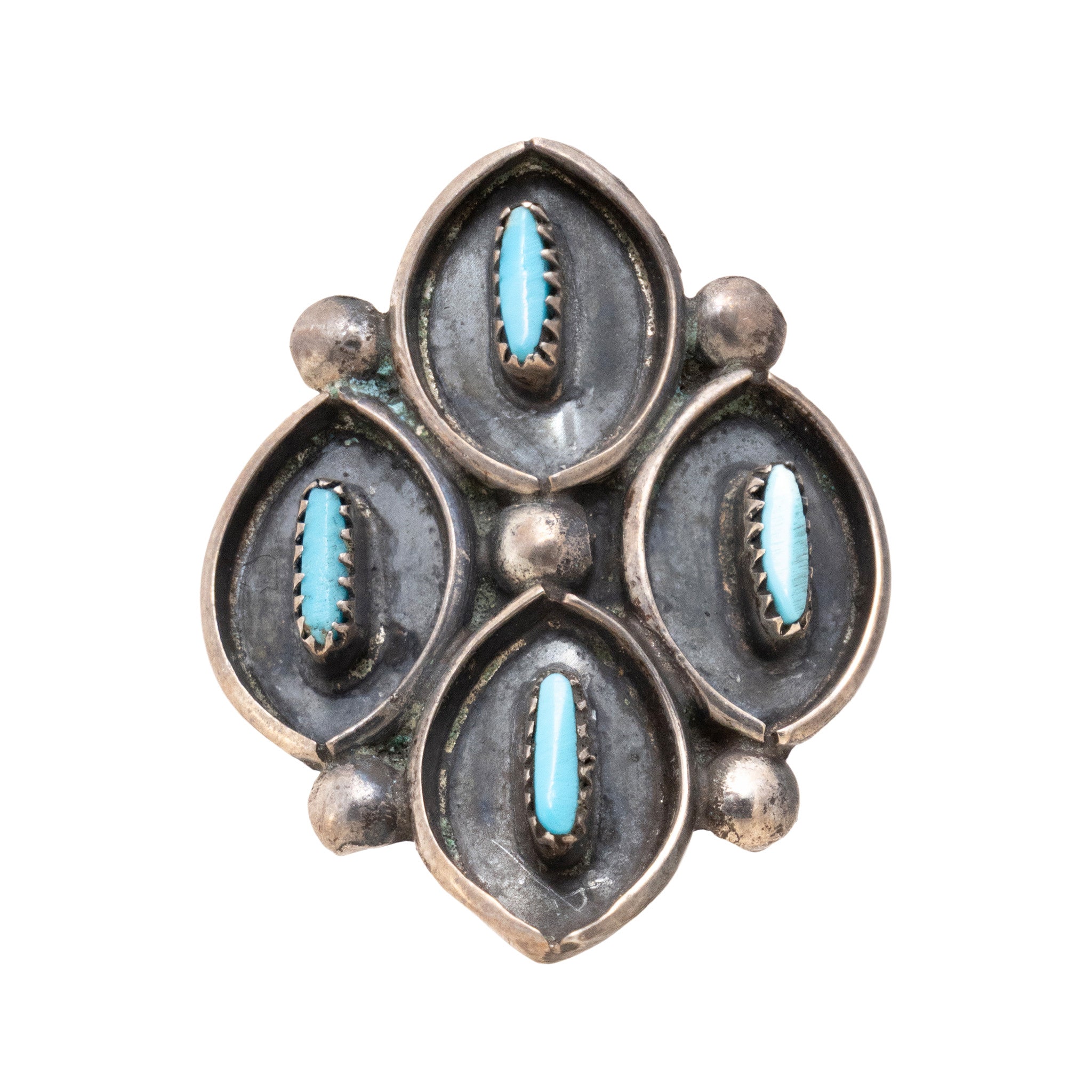 Turquoise Needlepoint Ring