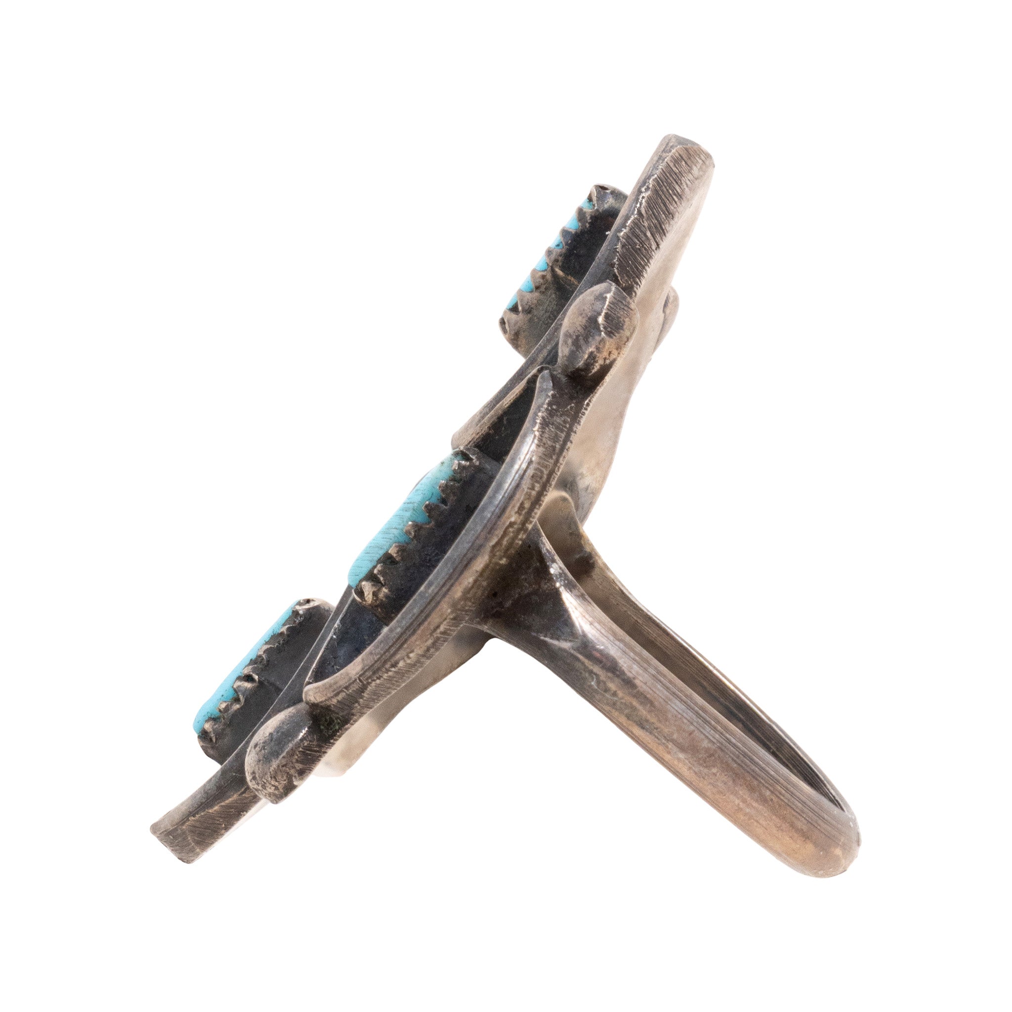 Turquoise Needlepoint Ring