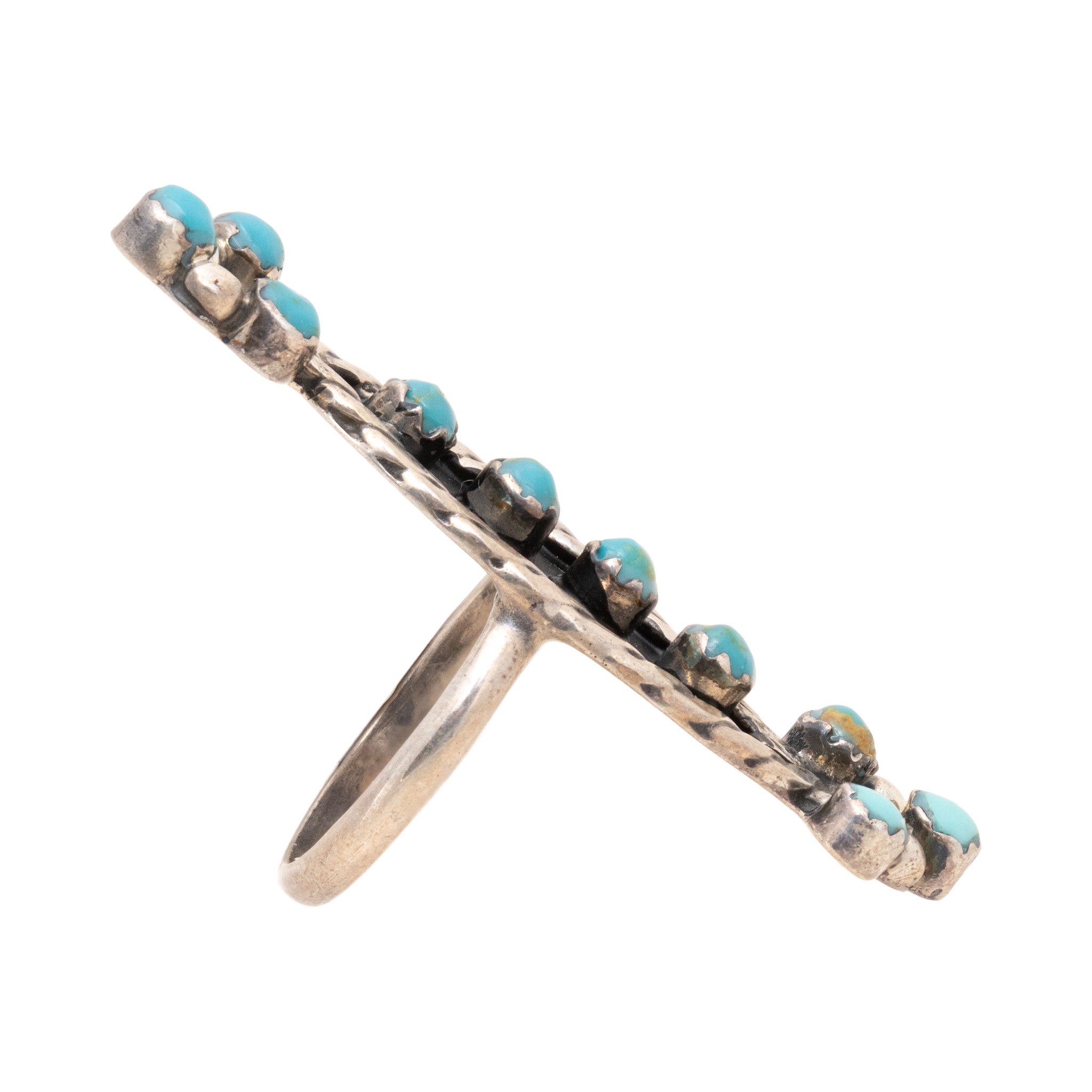 Turquoise Petit Point Ring