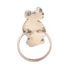 Turquoise Petit Point Ring