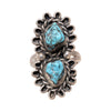 Two-Stone Turquoise Ring