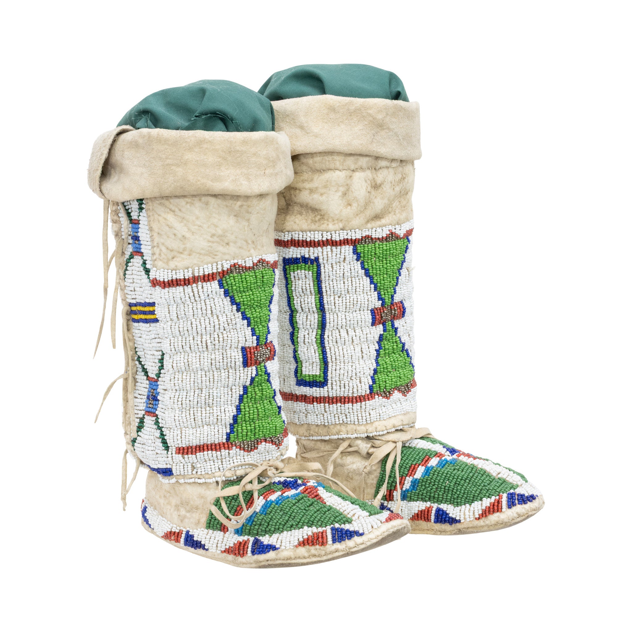 Sioux Child's Hightop Moccasins
