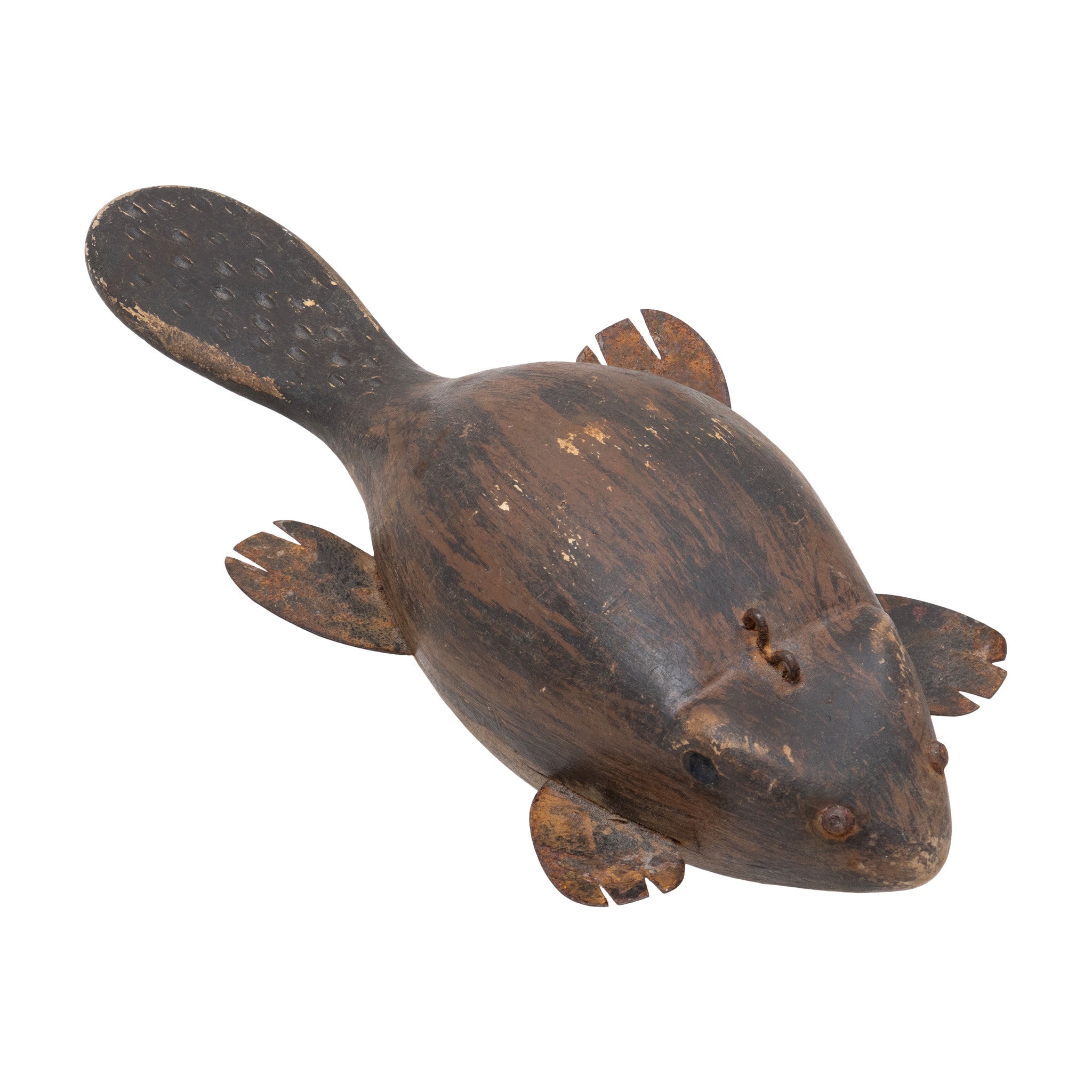 Beaver Spear Fishing Decoy, Sporting Goods, Fishing, Decoy