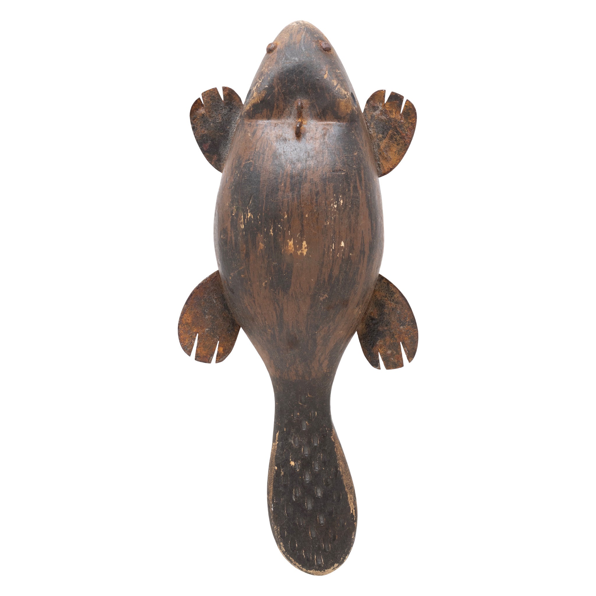 Beaver Spear Fishing Decoy