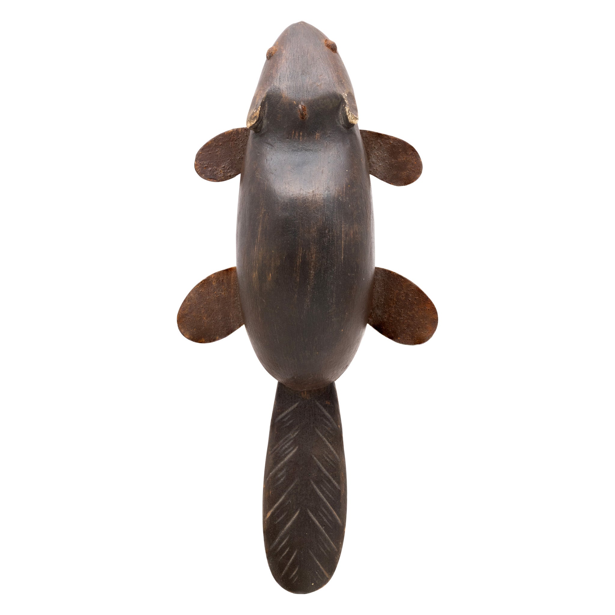 Beaver Spear Fishing Decoy