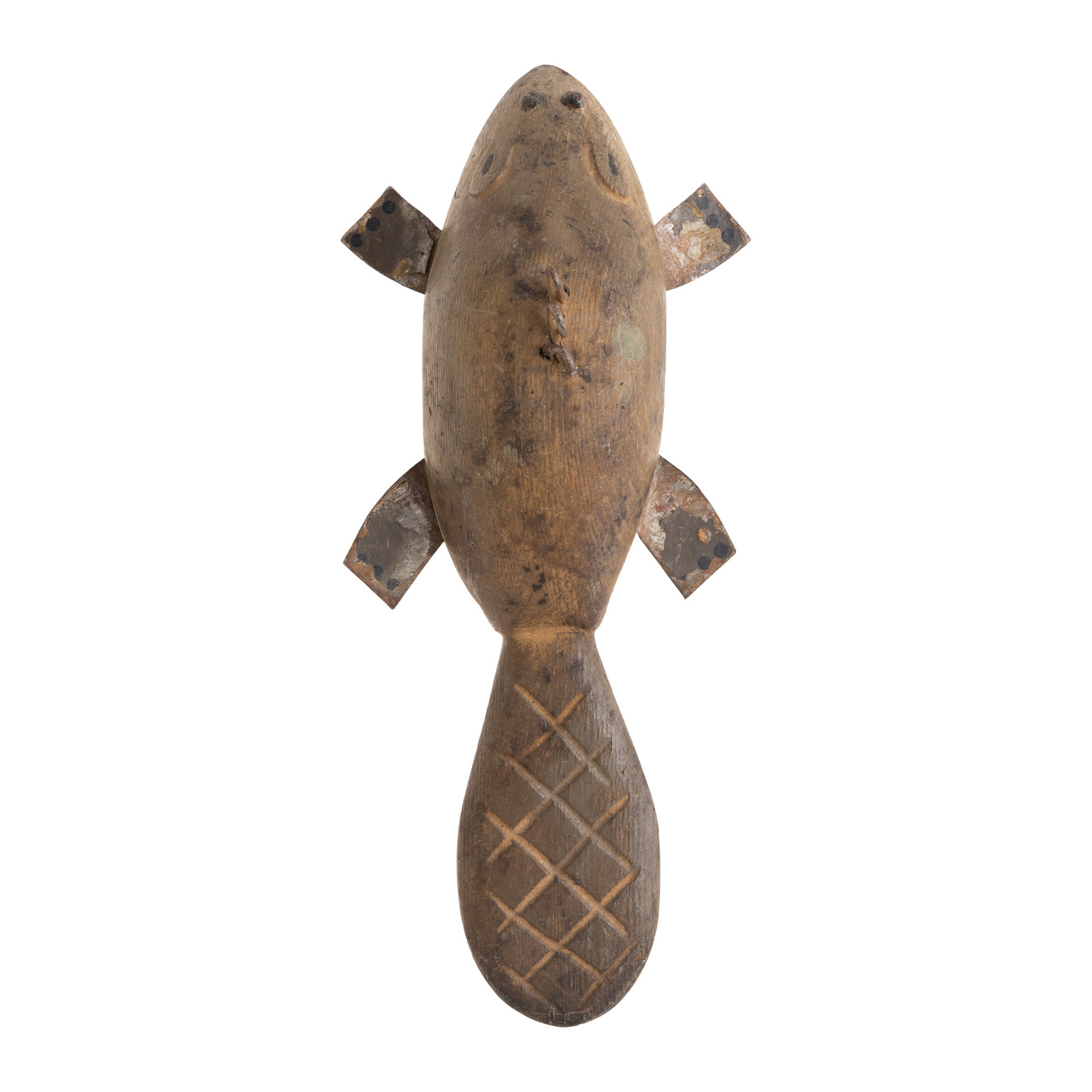 Miniature Beaver Spear Fishing Decoy