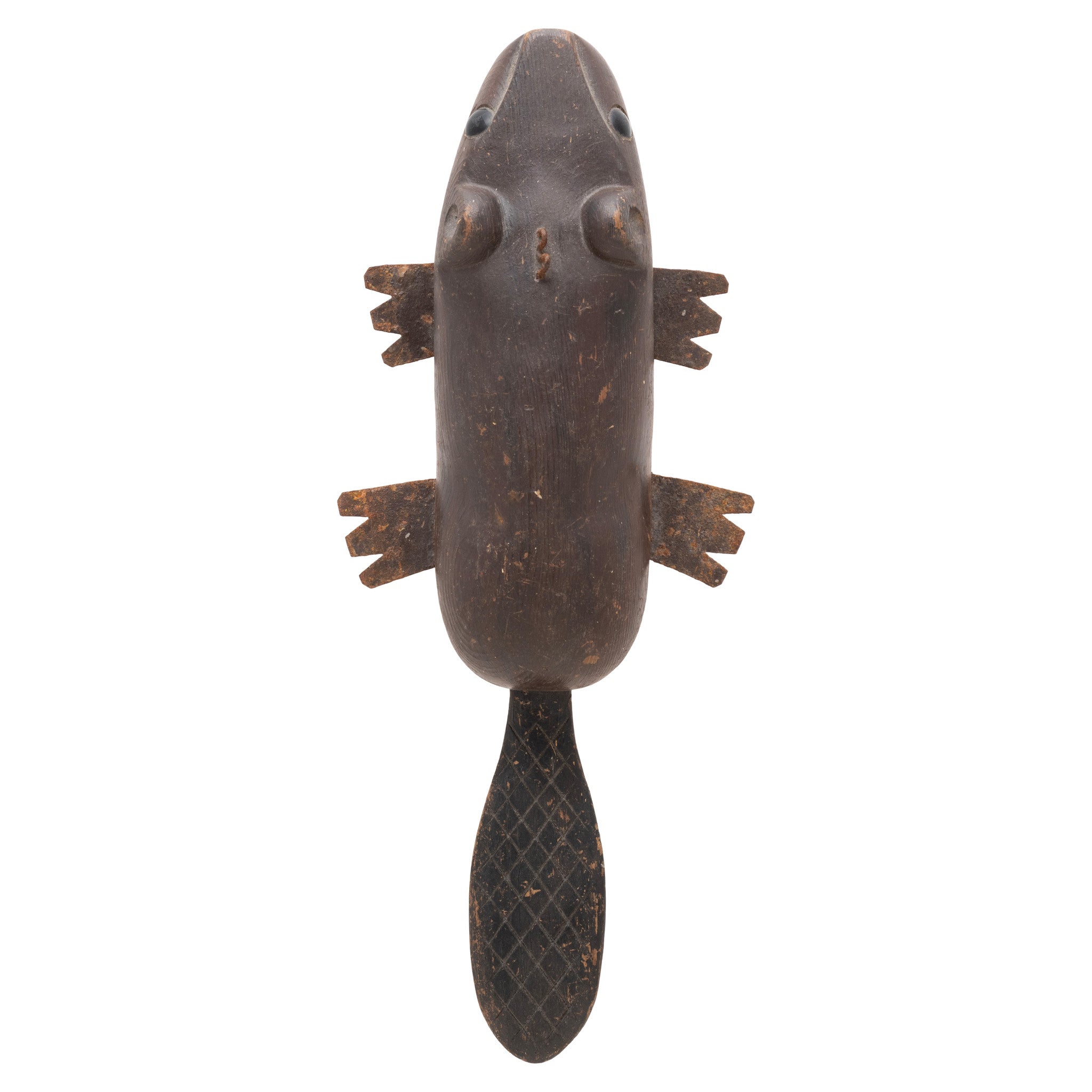 Beaver Spear Fishing Decoy