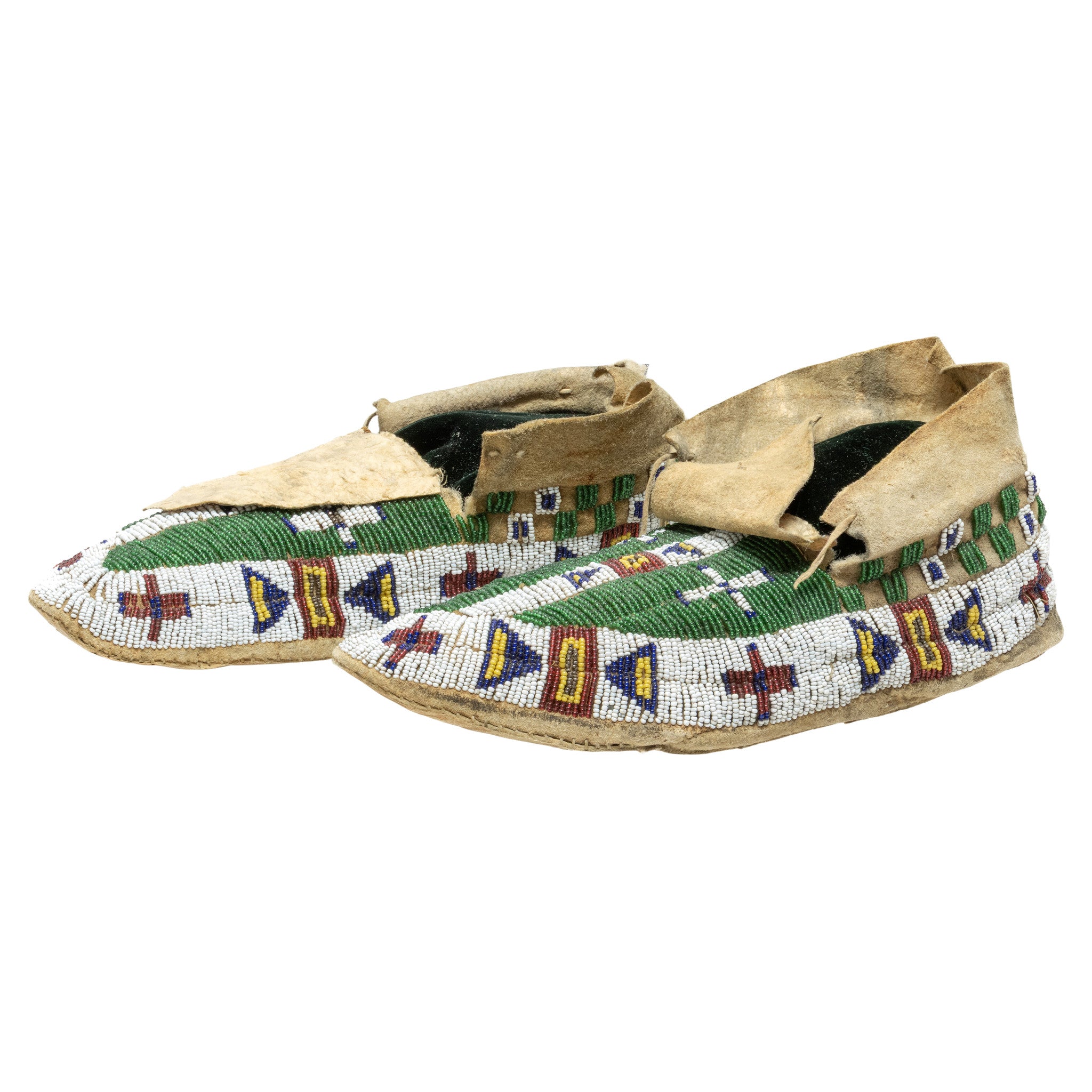 Sioux Moccasins, Native, Garment, Moccasins