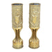 Pair Trench Art Vases, Furnishings, Decor, Trench Art