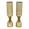 Pair Trench Art Vases