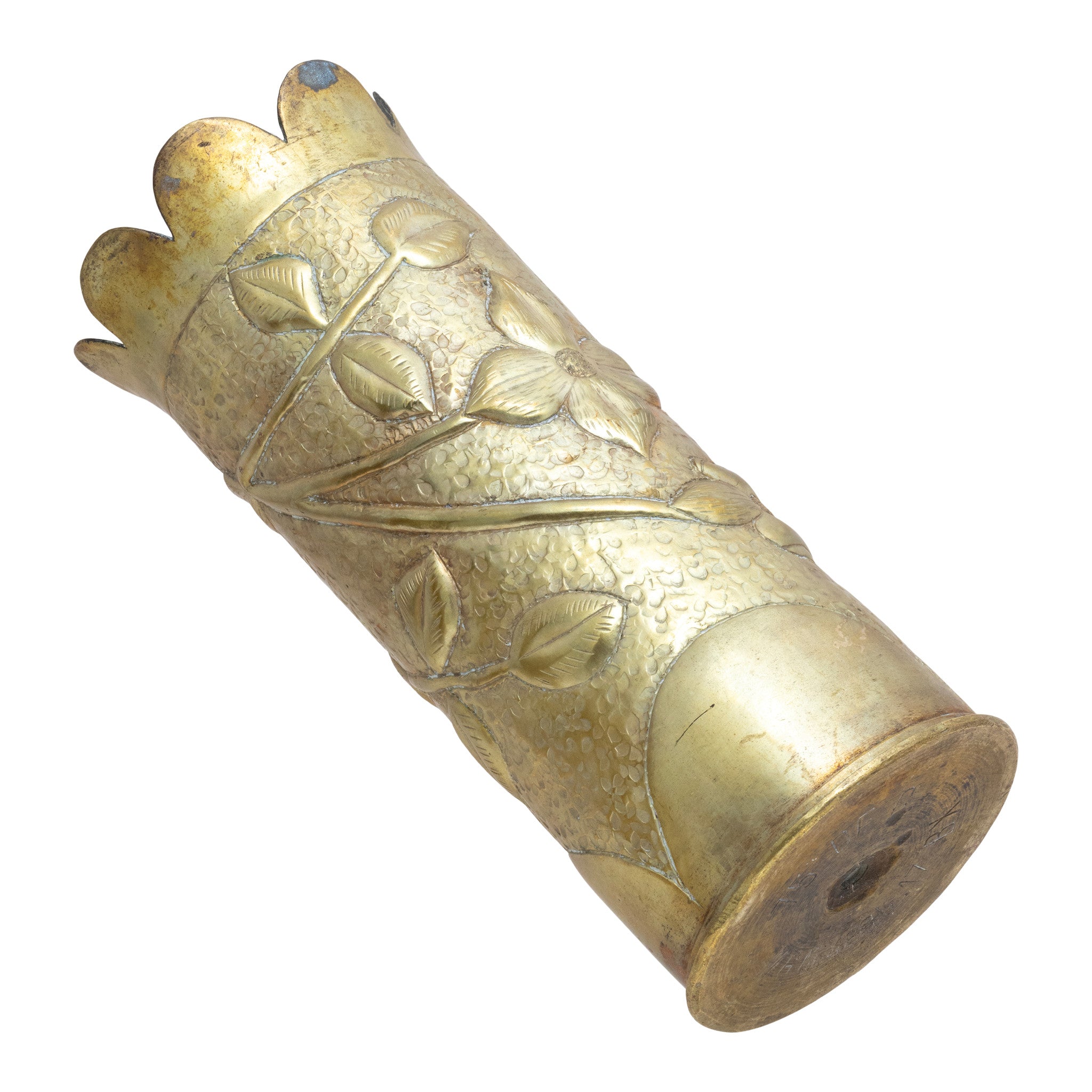 Pair Trench Art Vases