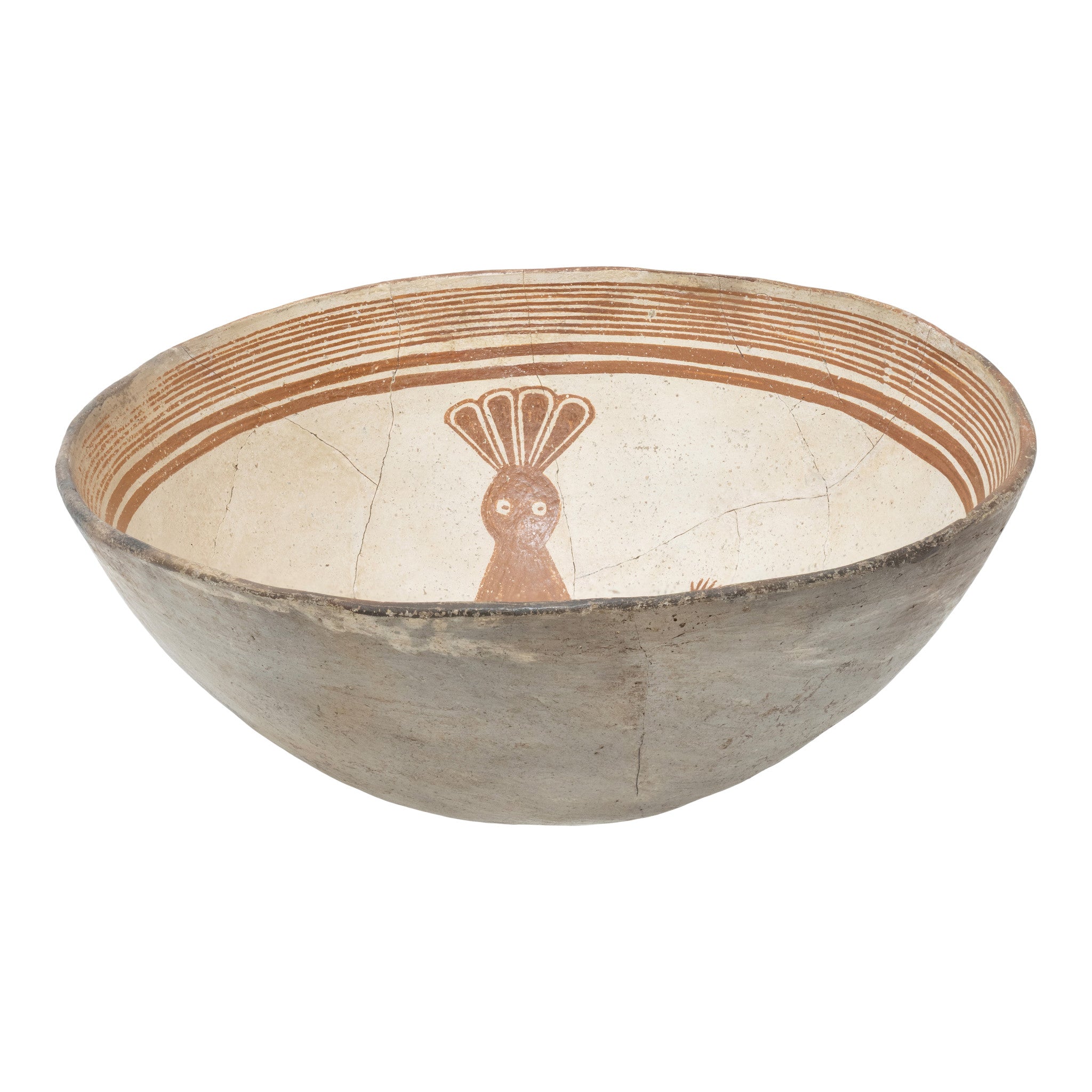 Mimbres Pictorial Pottery Bowl