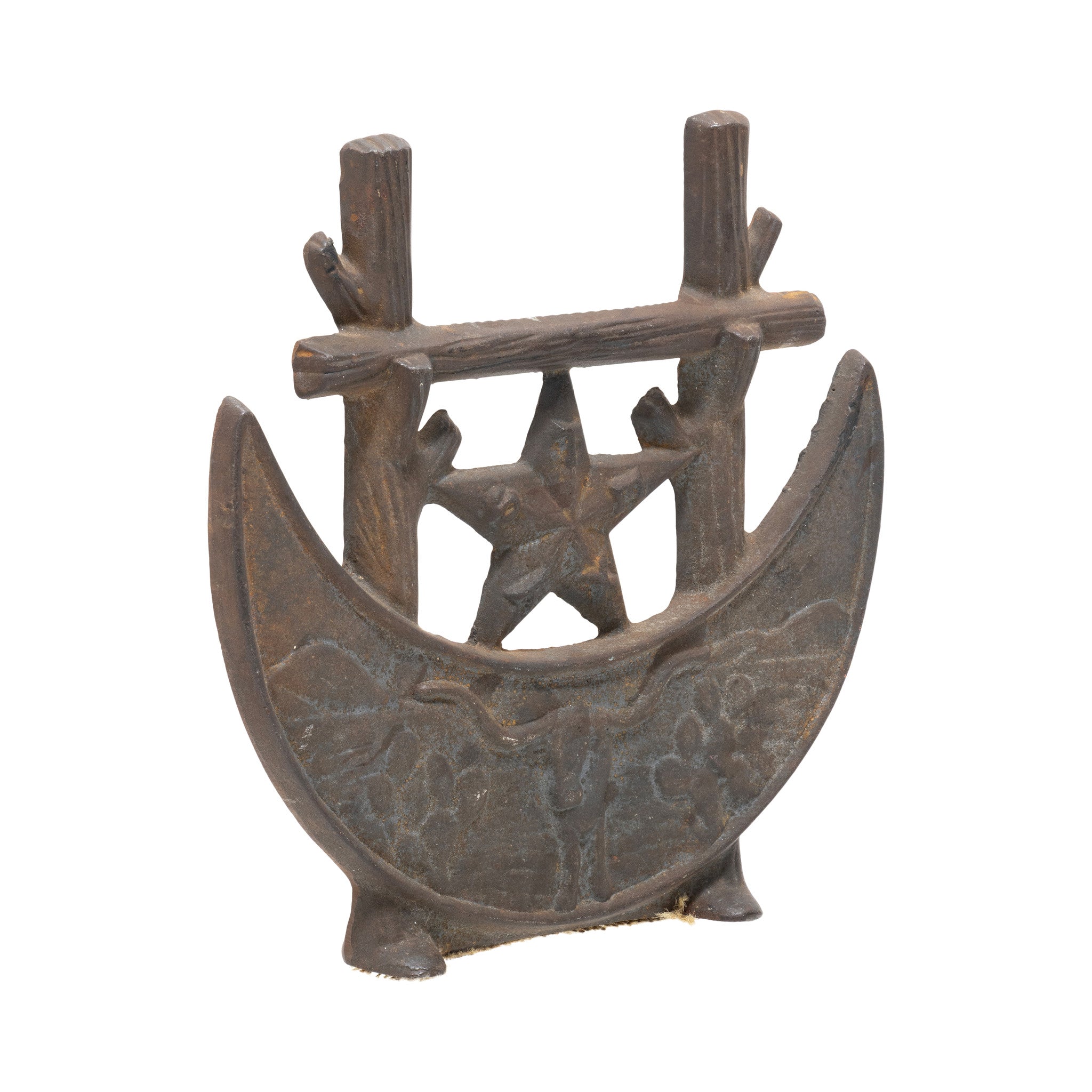Texas Centennial Iron Boot Scraper