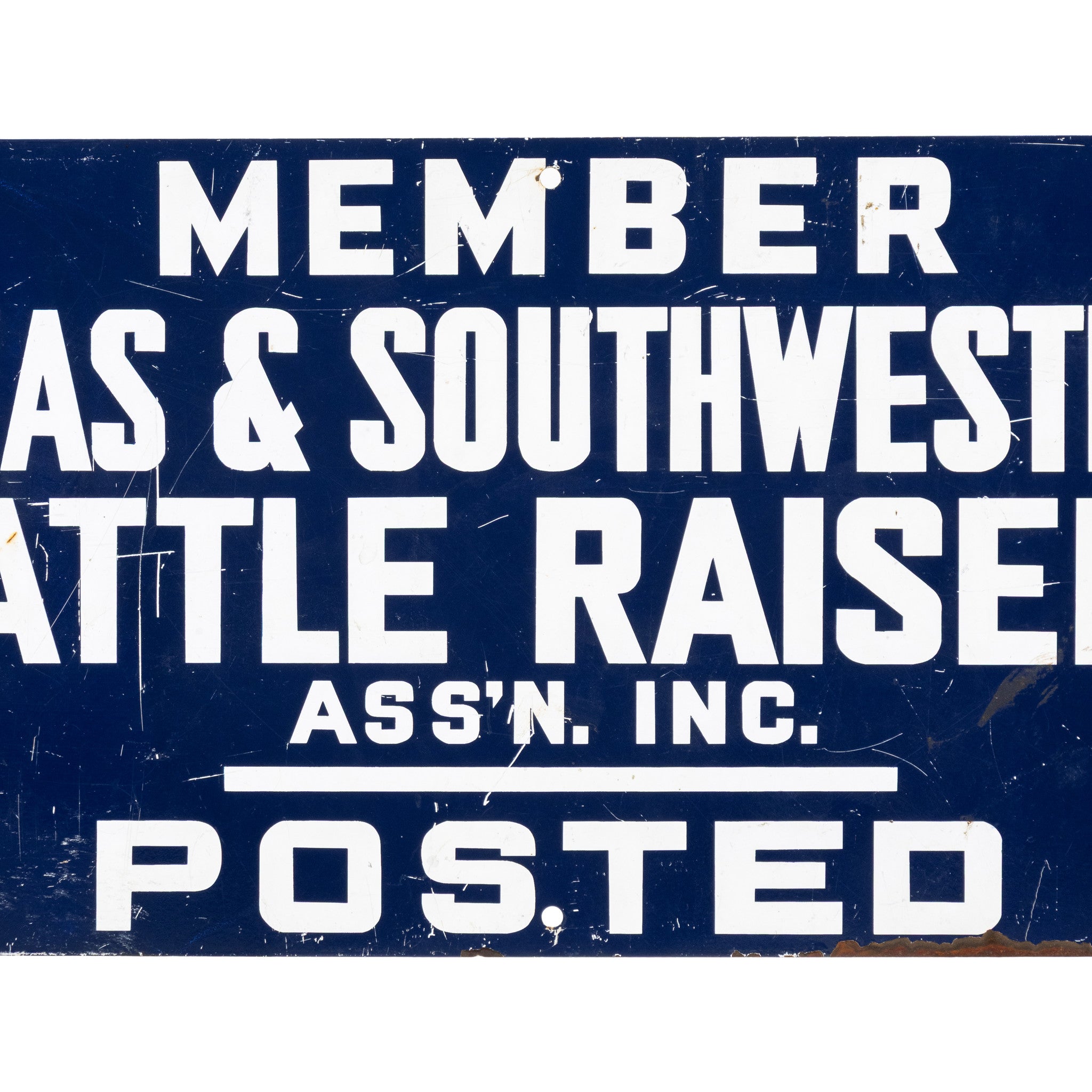 Texas & Southwestern Cattle Raisers Member Sign