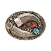 Navajo Bear Claw Buckle, Jewelry, Buckle, Native