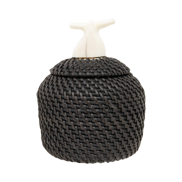 Baleen Basket by Carl E. Hank, Native, Basketry, Vertical