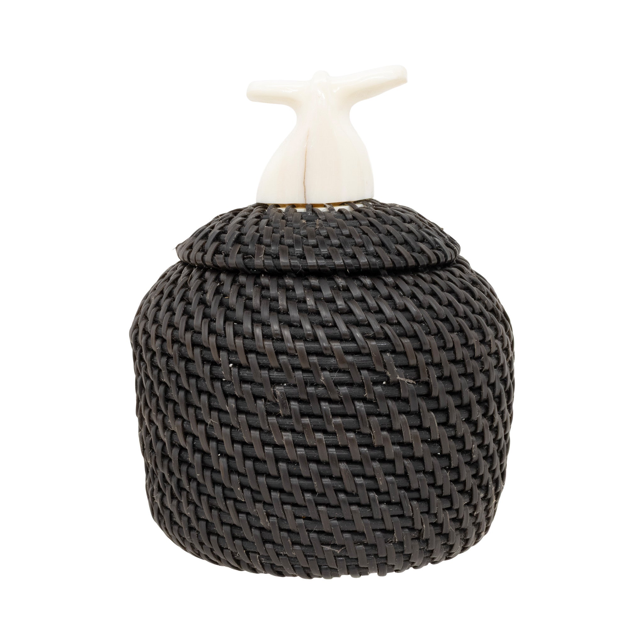 Baleen Basket by Carl E. Hank, Native, Basketry, Vertical