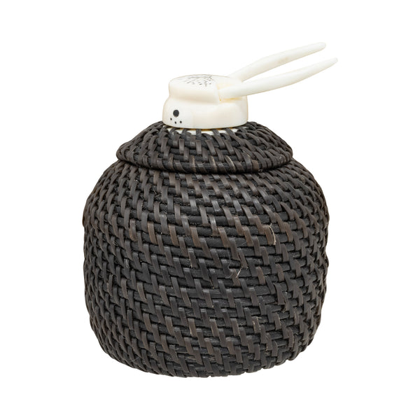 Baleen Basket by Carl E. Hank, Native, Basketry, Vertical