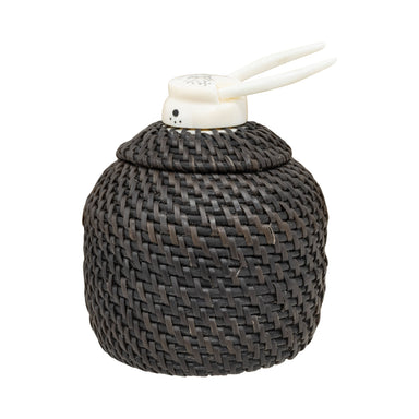 Baleen Basket by Carl E. Hank, Native, Basketry, Vertical