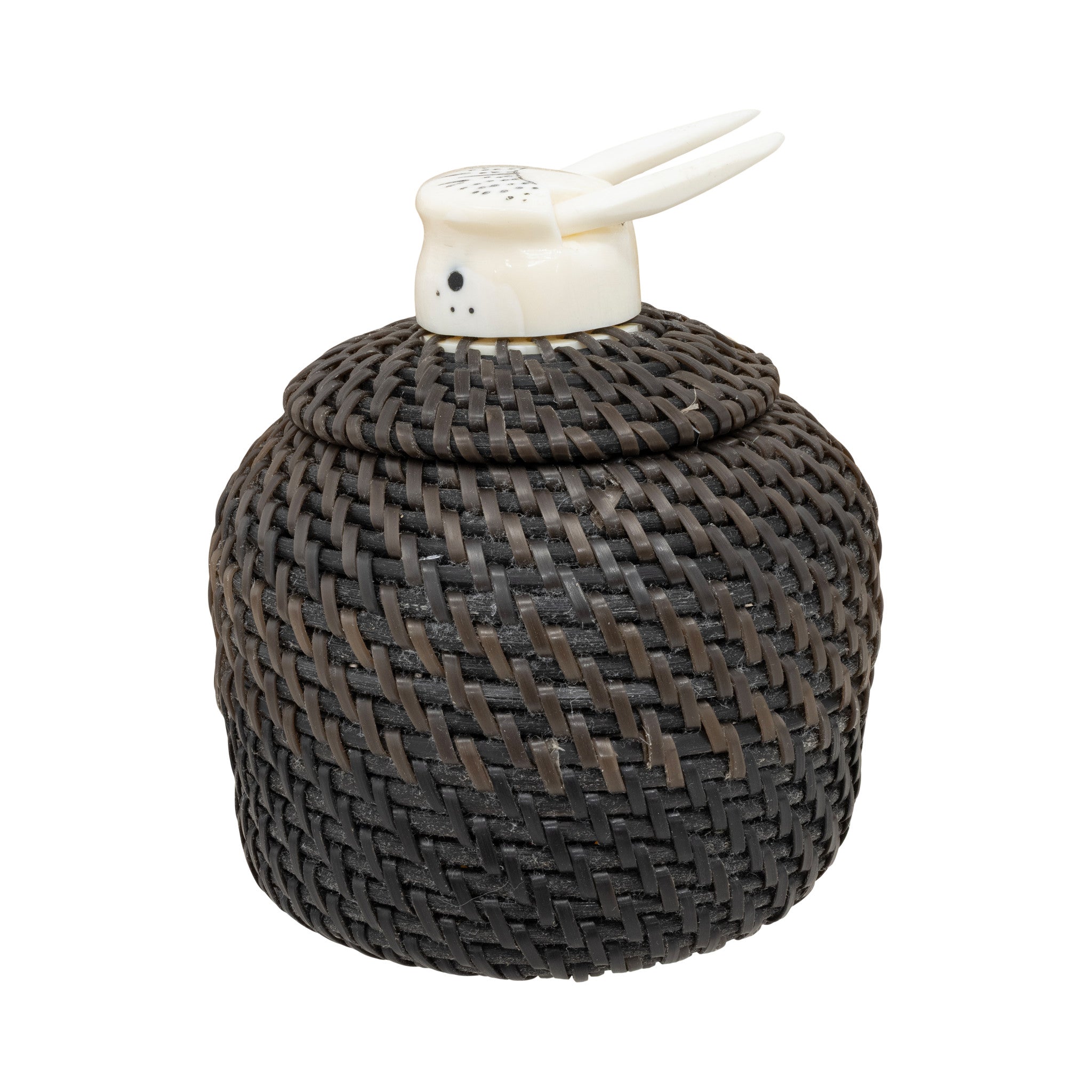 Baleen Basket by Carl E. Hank, Native, Basketry, Vertical