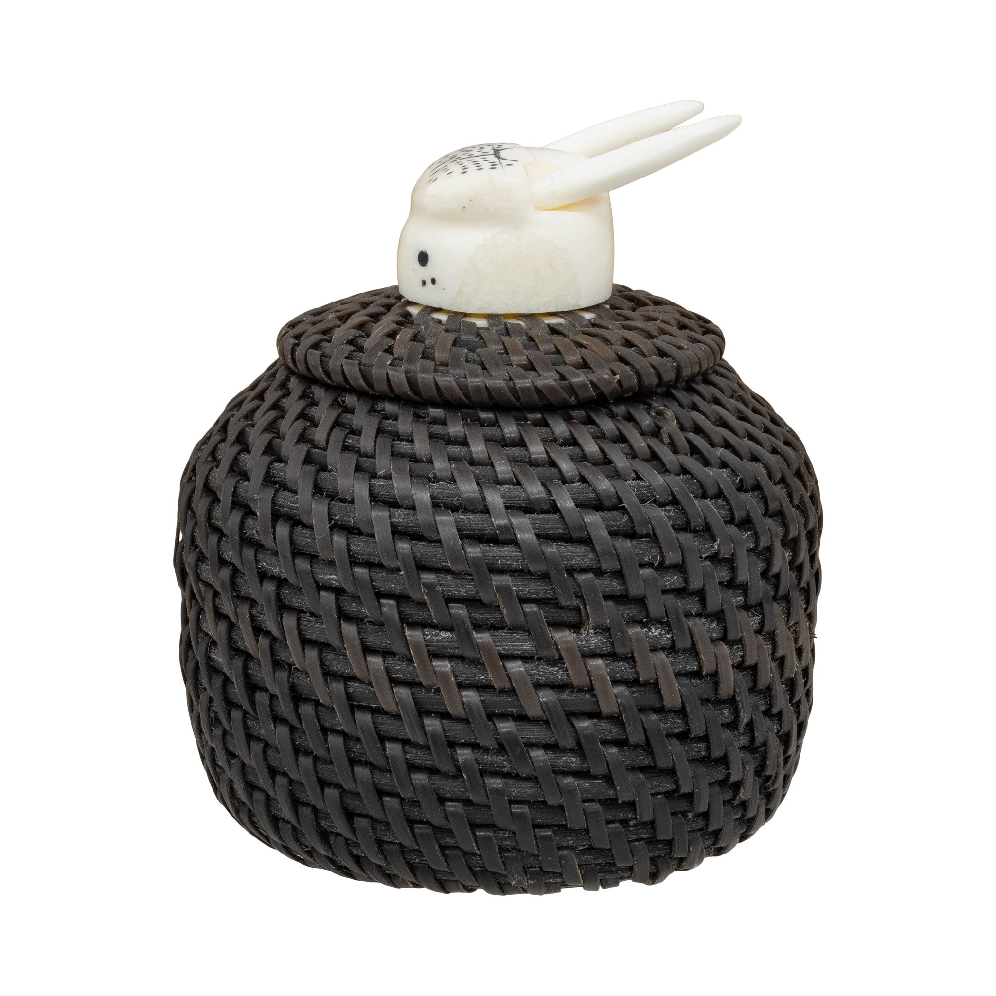 Baleen Basket by Carl E. Hank, Native, Basketry, Vertical