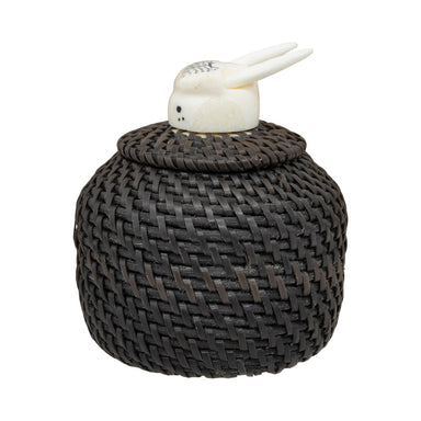 Baleen Basket by Carl E. Hank, Native, Basketry, Vertical