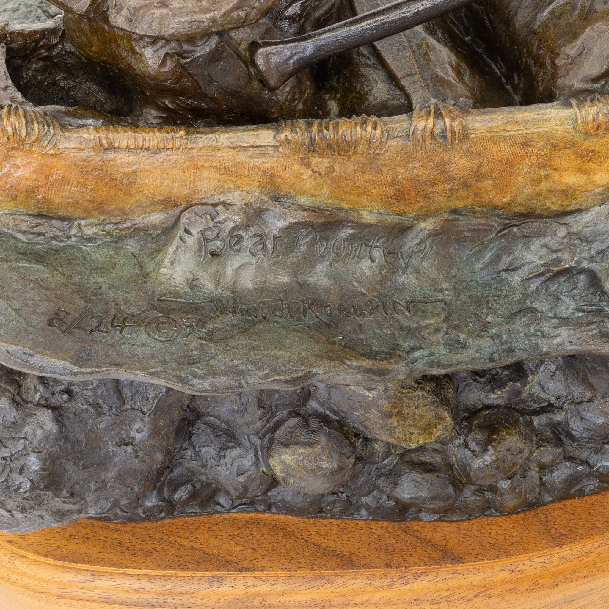 "Bear Country" Bronze by William Koelpin Sr.