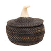 Lidded Baleen Basket by John Long Sr.