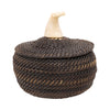 Alaskan Lidded Baleen Basket by John Long Sr.