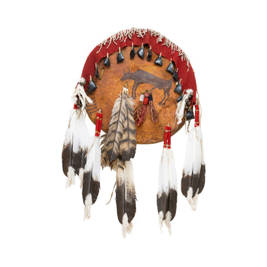 Lakota Style War Shield, Native, Inspired Art, Weapon