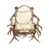 Elk Antler and Rawhide Armchair, Furnishings, Furniture, Chair