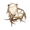 Elk Antler and Rawhide Armchair